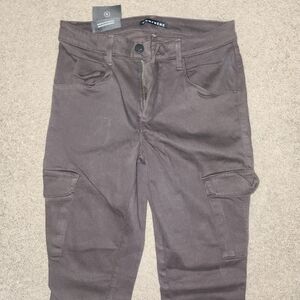 Monfrere Preston Wash Coat Chocolate Cargo Skinny Jeans Designer Pants Men Sz 31